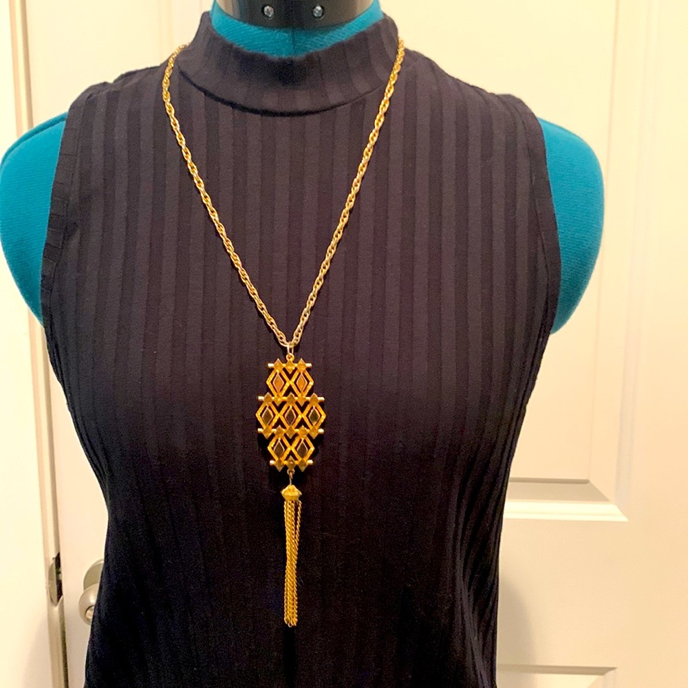 3 for $25 - Vintage gold costume necklace